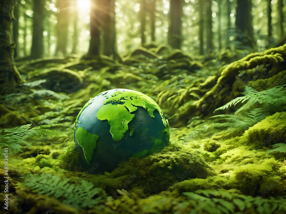 Sunlight's Artistry- A Canvas of Forest Greenery, Transformed by Defocused Sunlight into an Abstract Masterpiece Sunlight's Artistry- A Canvas of Forest Greenery, Transformed by Defocused Sunlight into an Abstract Masterpiece