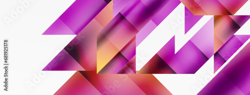 Captivating vector abstraction. Triangles interlock in mesmerizing dance, crafting dynamic geometric backdrop. Fusion of shapes and angles creates artful symphony of modern design