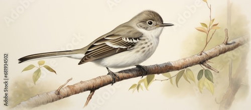 In 1792, Bechstein classified Parva Ficedula as an old world flycatcher species withfamily Muscicapidae, known for its distinctive feather markings and adept aerial acrobatics avian world. (albicilla photo