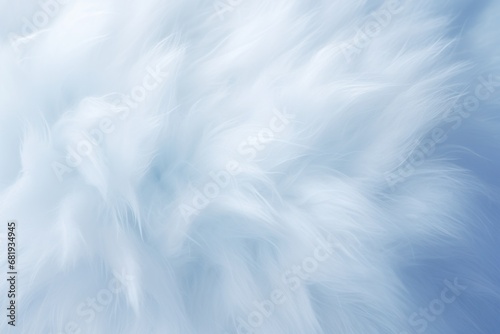 Fluffy light blue fur texture, perfect for winter themes, soft backgrounds, or textile and fashion concepts.