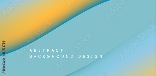 Abstract vector backdrop with fluid, geometric elements. Harmonious blend of form and color, evoking dynamic and captivating visual landscape for wallpaper, banner, background, landing page