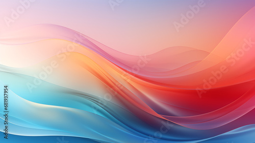 abstract colorful background with waves