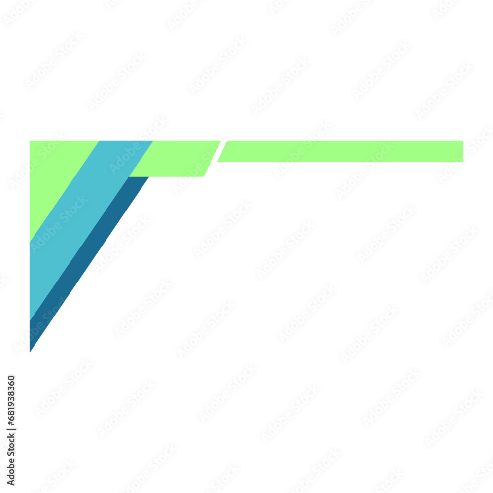 Obraz premium Geometric Header Element