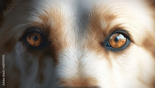 dog eyes eye closeup nose pet bristle sigh look glare face muzzle watch study observe follow square fur fierce glance bay bark weft searching brown white nostril animal fauna staring stare gaze photo