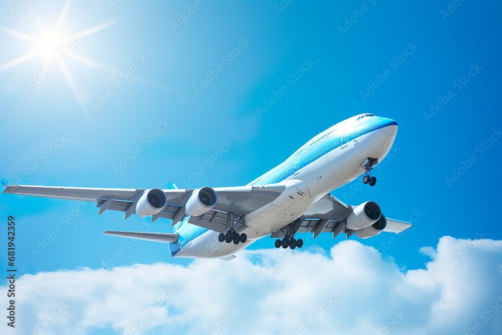 飛行機と青空03 飛行機と青空03