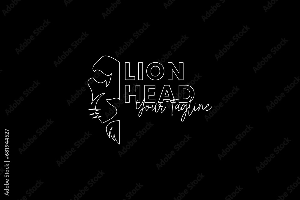 lion logo vector icon illustration lion logo vector icon illustration