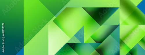 Captivating vector abstraction. Triangles interlock in mesmerizing dance, crafting dynamic geometric backdrop. Fusion of shapes and angles creates artful symphony of modern design