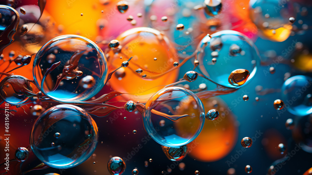 Colorful Bubble Background