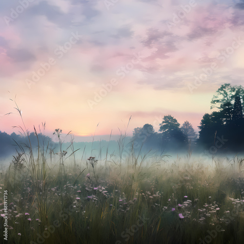 an evening meadow 