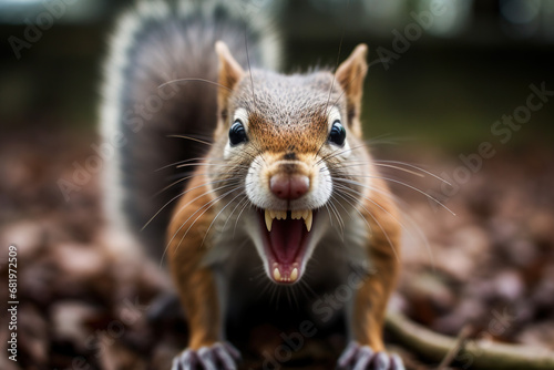 An Angry Squirrel © duyina1990