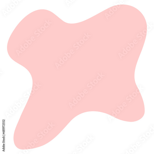 vector icon shape distorted pink