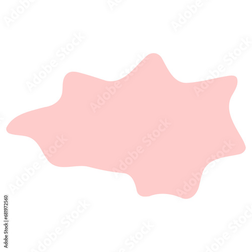 vector icon shape distorted pink