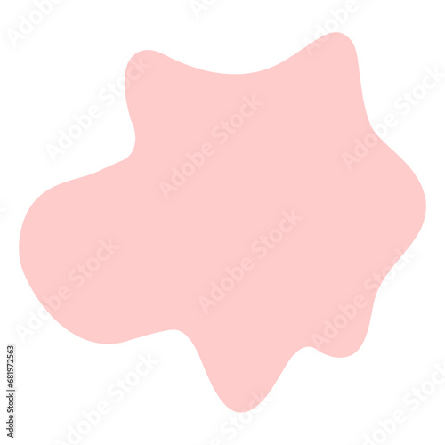 vector icon shape distorted pink