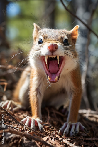 An Angry Squirrel