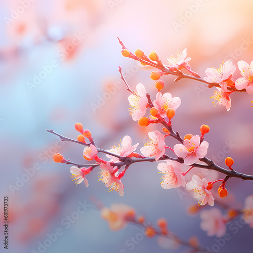 the blossoming beauty of spring