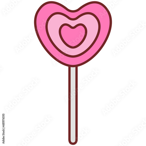 heart shaped lollipop