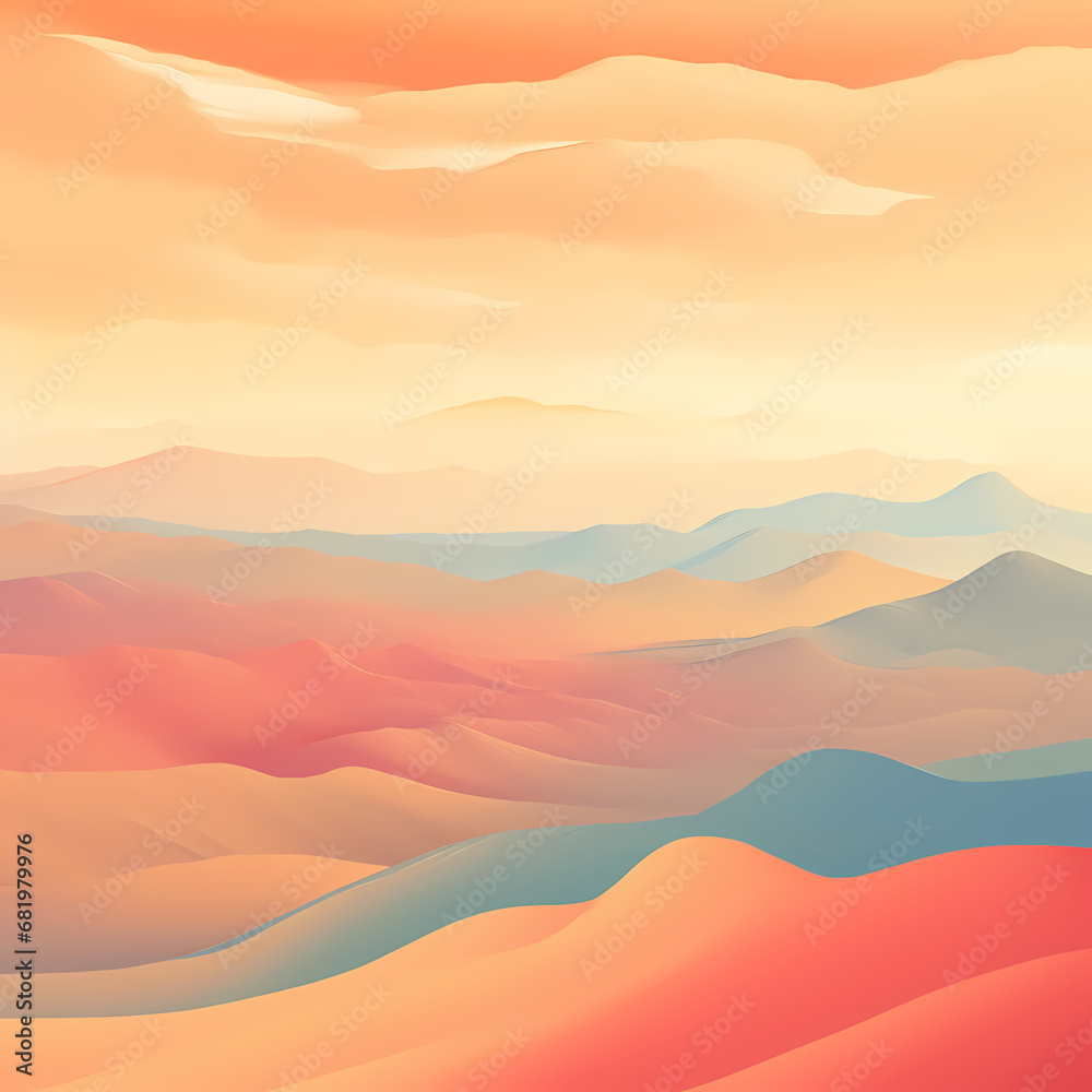 a desert sunset