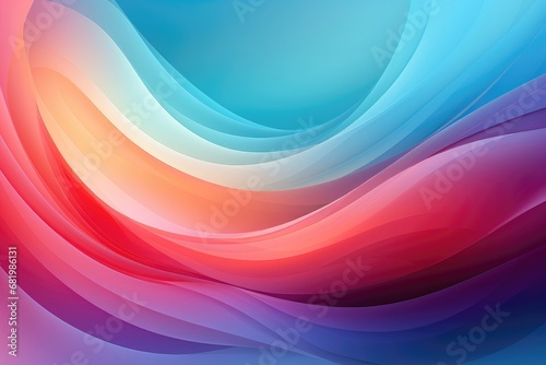 An abstract background image showcases dynamic waves with a smoothly transitioning color gradient  creating a visually engaging and harmonious composition. Illustration