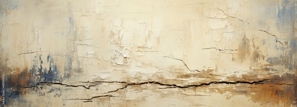 Obraz premium Abstract Textured Painting with Beige, Brown, and Gray Hues
