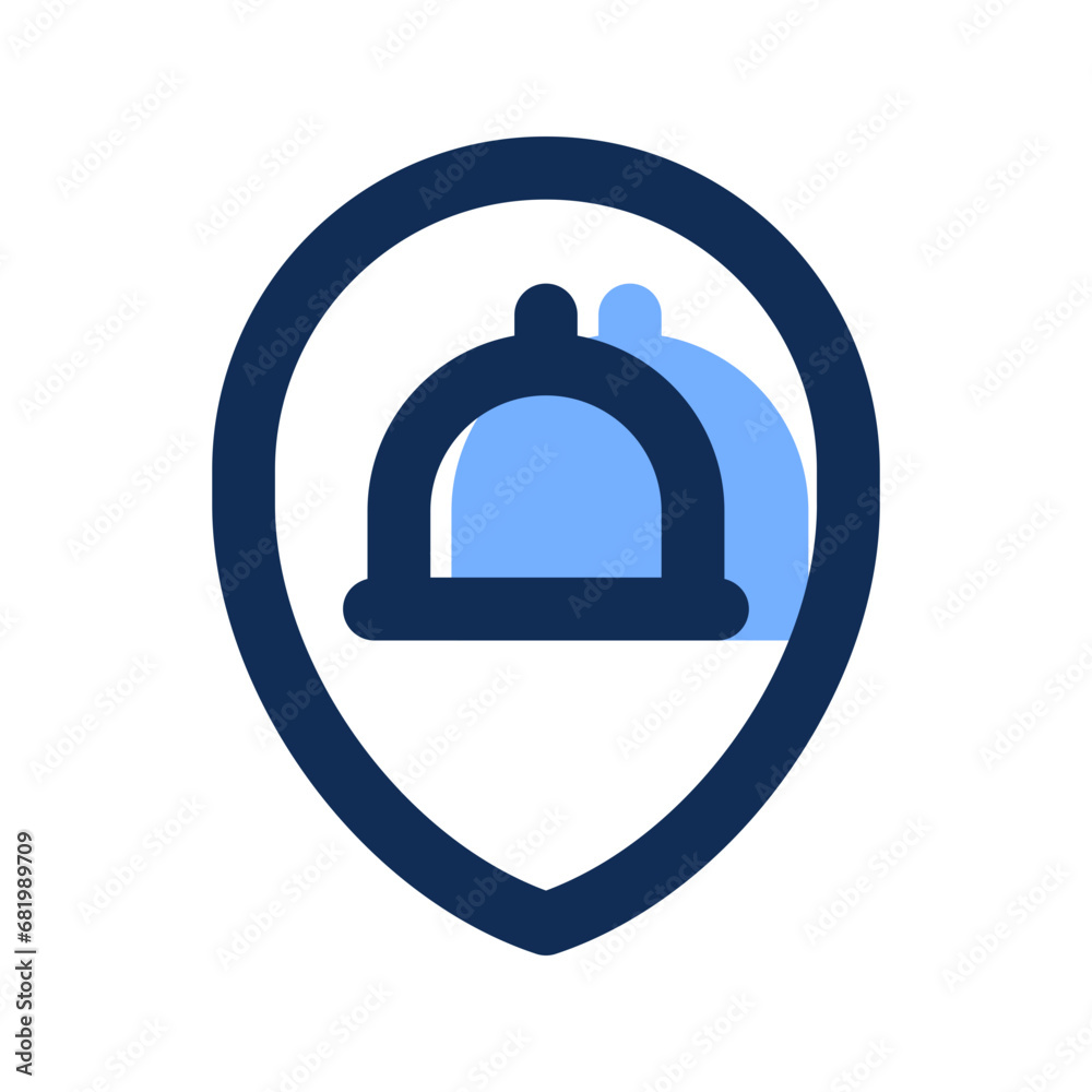 restaurant filled line icon restaurant filled line icon