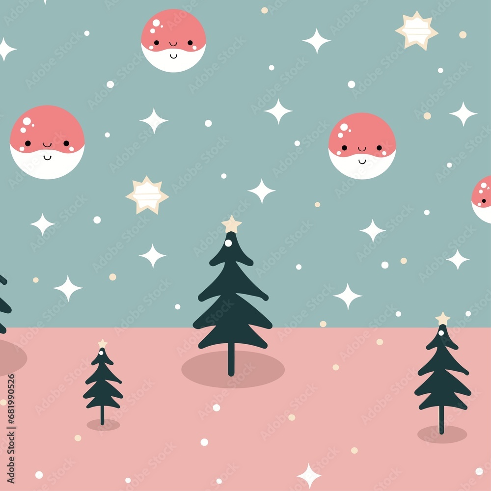 Festive Feast Delicious Christmas Snow Snowman New Year Background