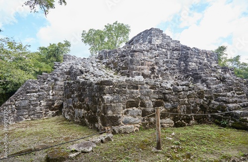 The obscure Mayan ruins of San Gervasio, located on the Mexican island of Cozumel photo