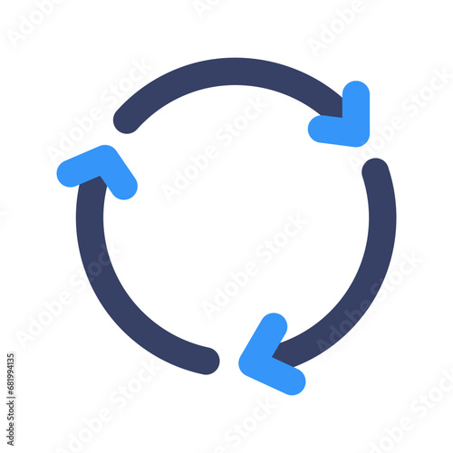 roundabout flat icon