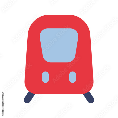 train flat icon