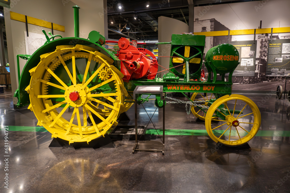 John Deere Tractor and Engine Museum in Waterloo, Iowa. Waterloo Boy kerosenefueled tractor