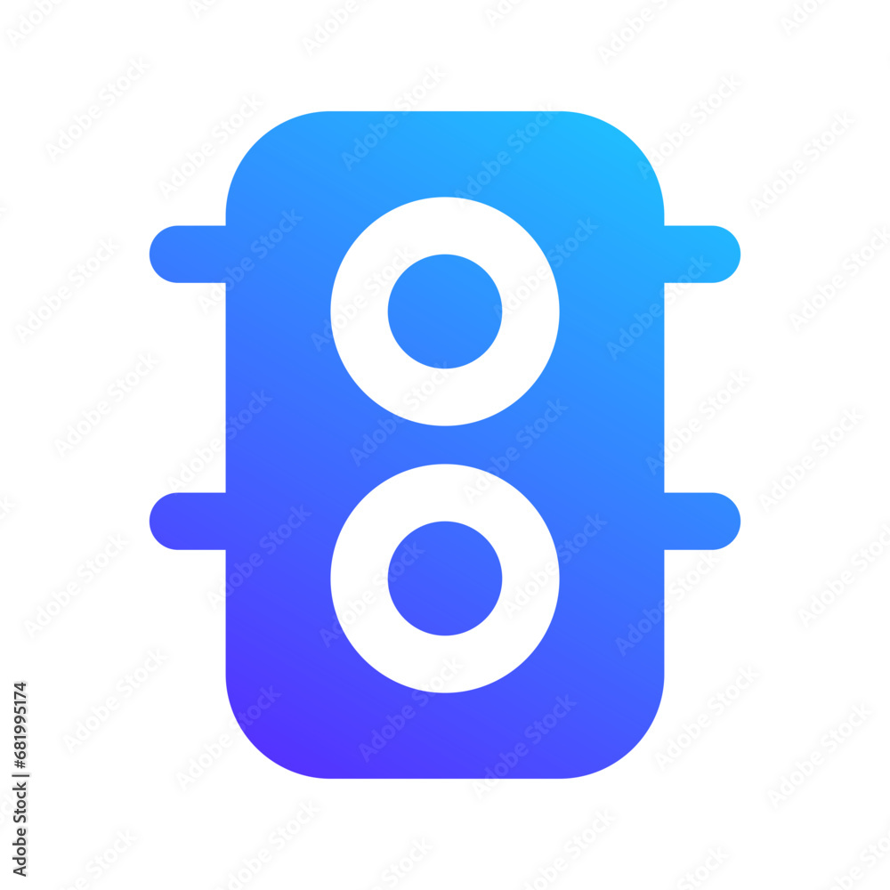 traffic light gradient fill icon traffic light gradient fill icon
