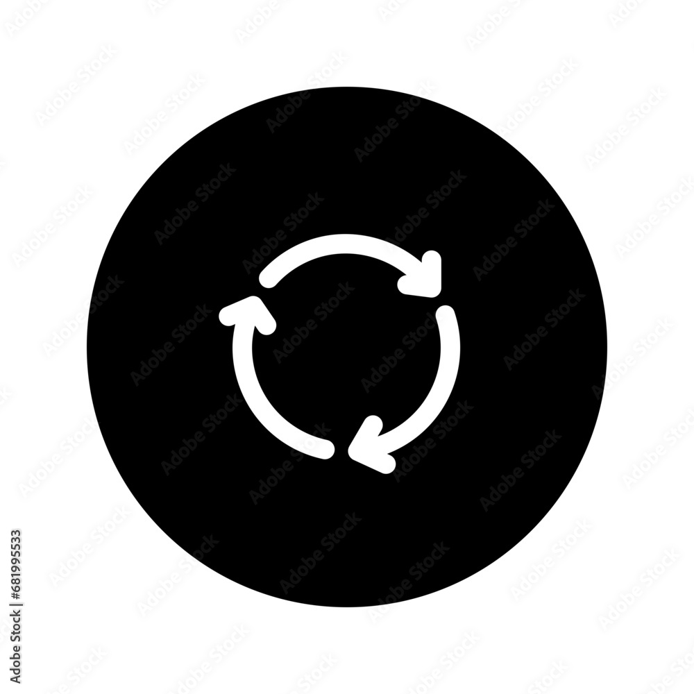 roundabout line circular icon roundabout line circular icon