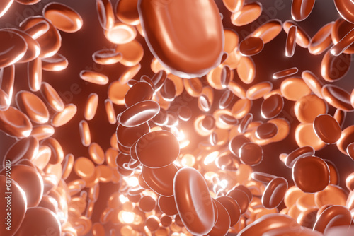 Red blood cell 3D render