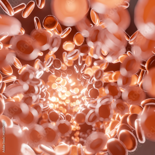 Red blood cell 3D render
