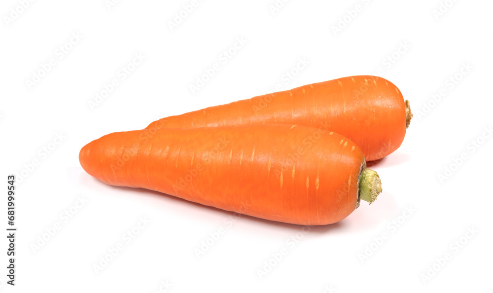 fresh carrot isolated on white background fresh carrot isolated on white background