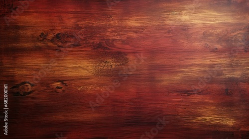 Uniform Mahogany Texture with a Stroke of Gold Paint