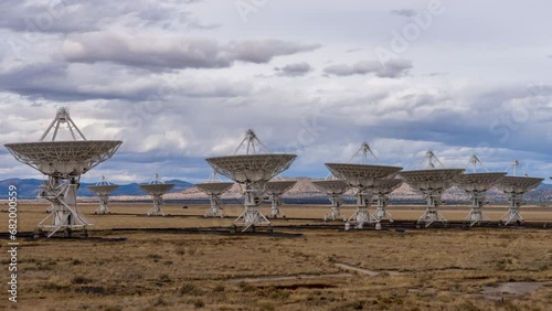Time Lapse of the Telescopes at Very Large Array photo