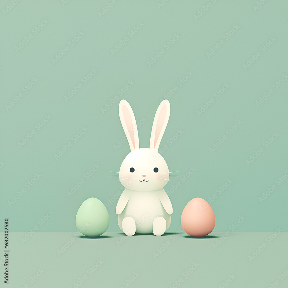 Cute minimalist simple Easter