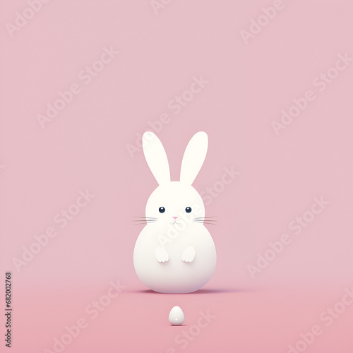 Cute minimalist simple Easter