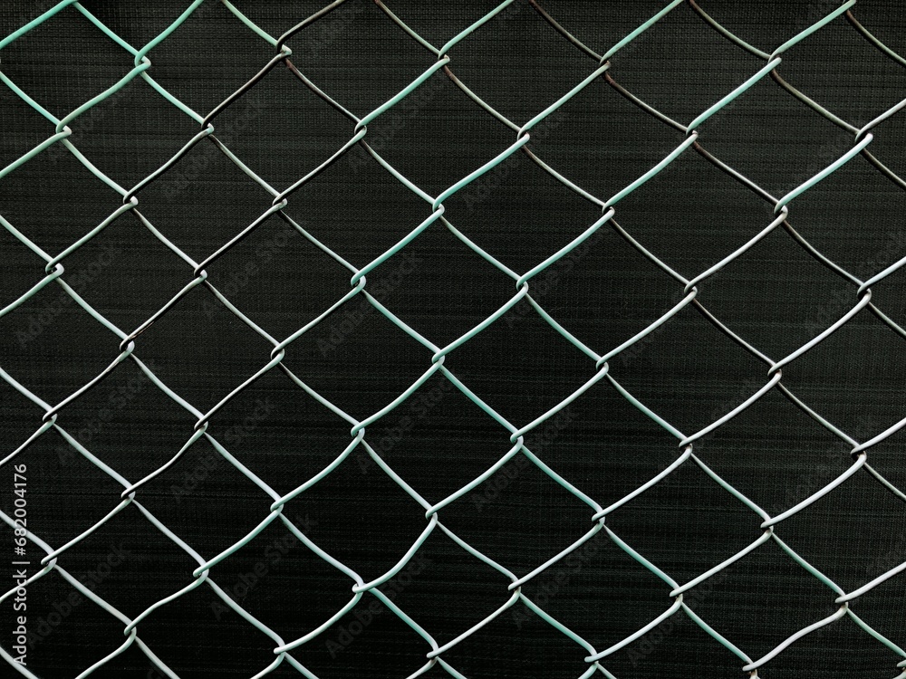 フェンス(緑)の写真