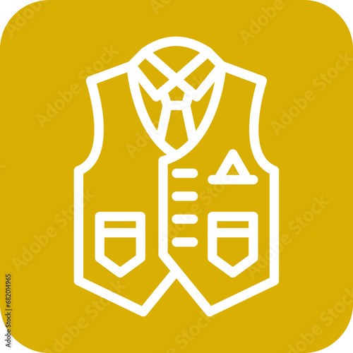 Vector Design Coat Vest Icon Style