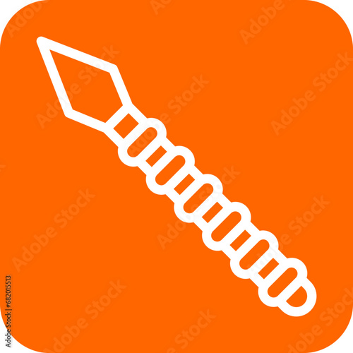 Vector Design Spear Icon Style