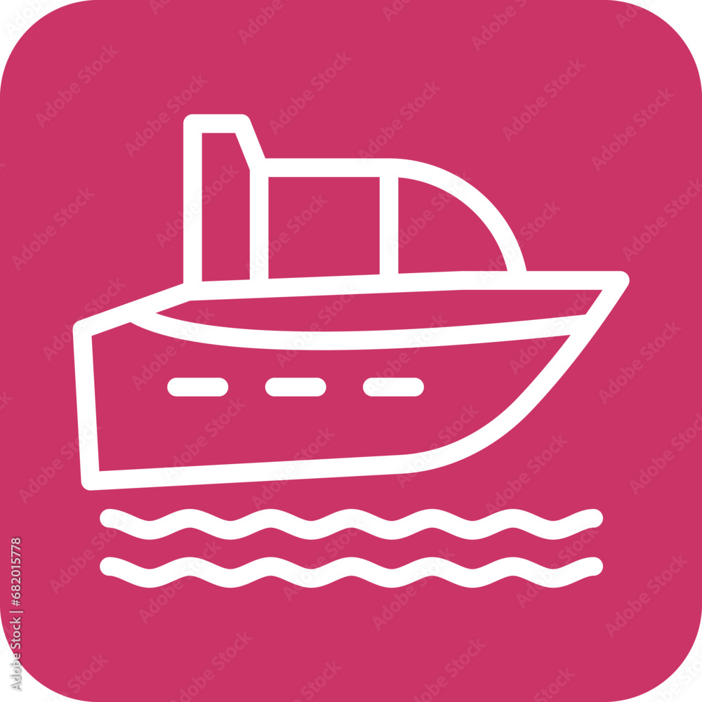 Vector Design Boat Icon Style Vector Design Boat Icon Style