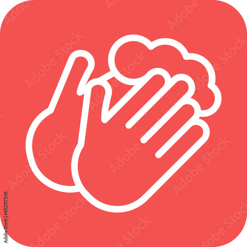 Vector Design Hand Washing Icon Style