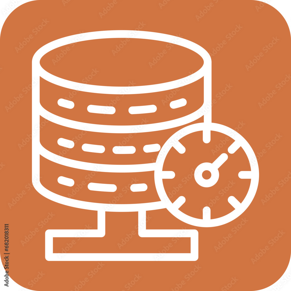 Vector Design Database Speed Icon Style Vector Design Database Speed Icon Style