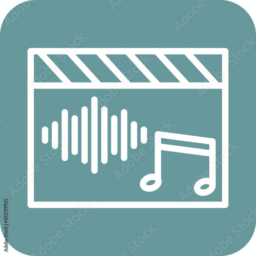Vector Design Soundtrack Icon Style