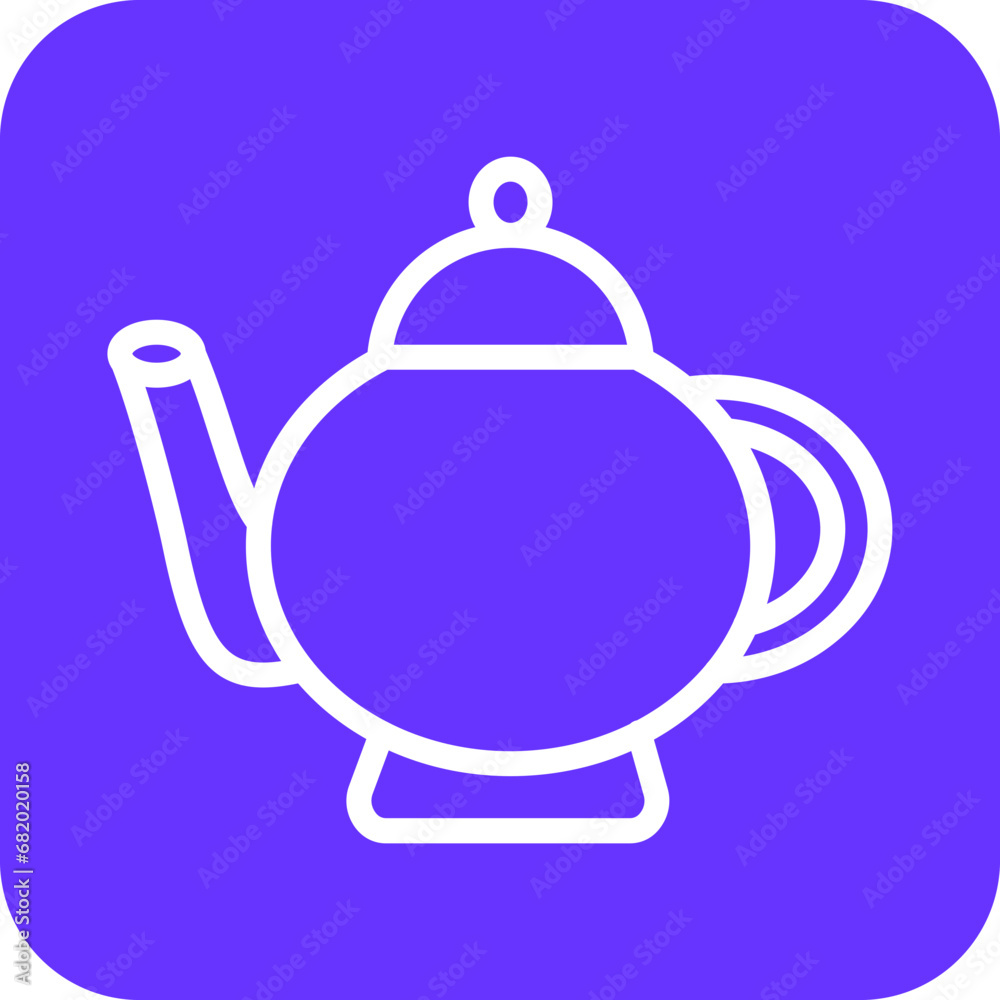 Vector Design Tea Pot Icon Style Vector Design Tea Pot Icon Style