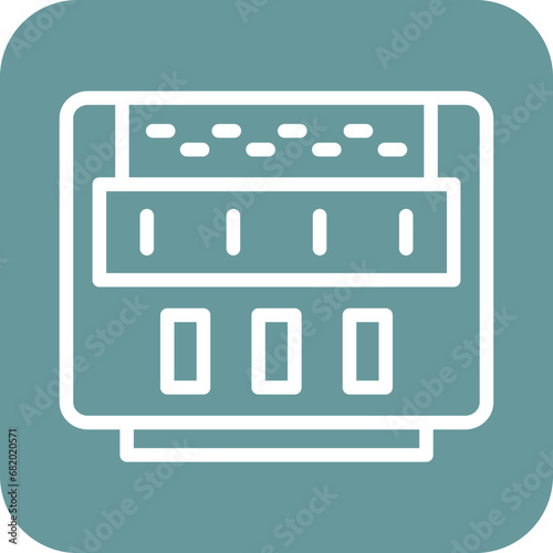 Vector Design Taxi Meter Icon Style