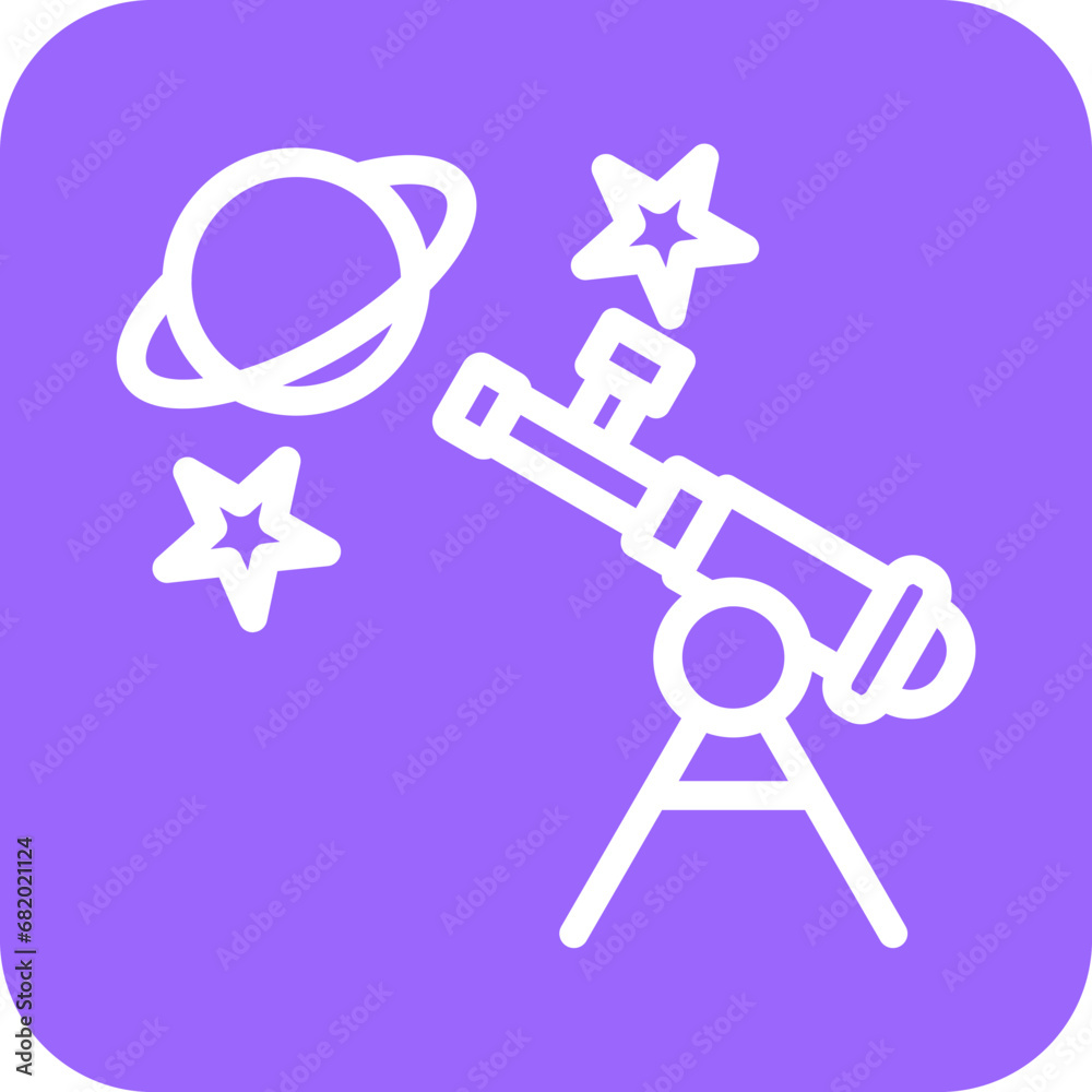 Vector Design Astronomy Icon Style