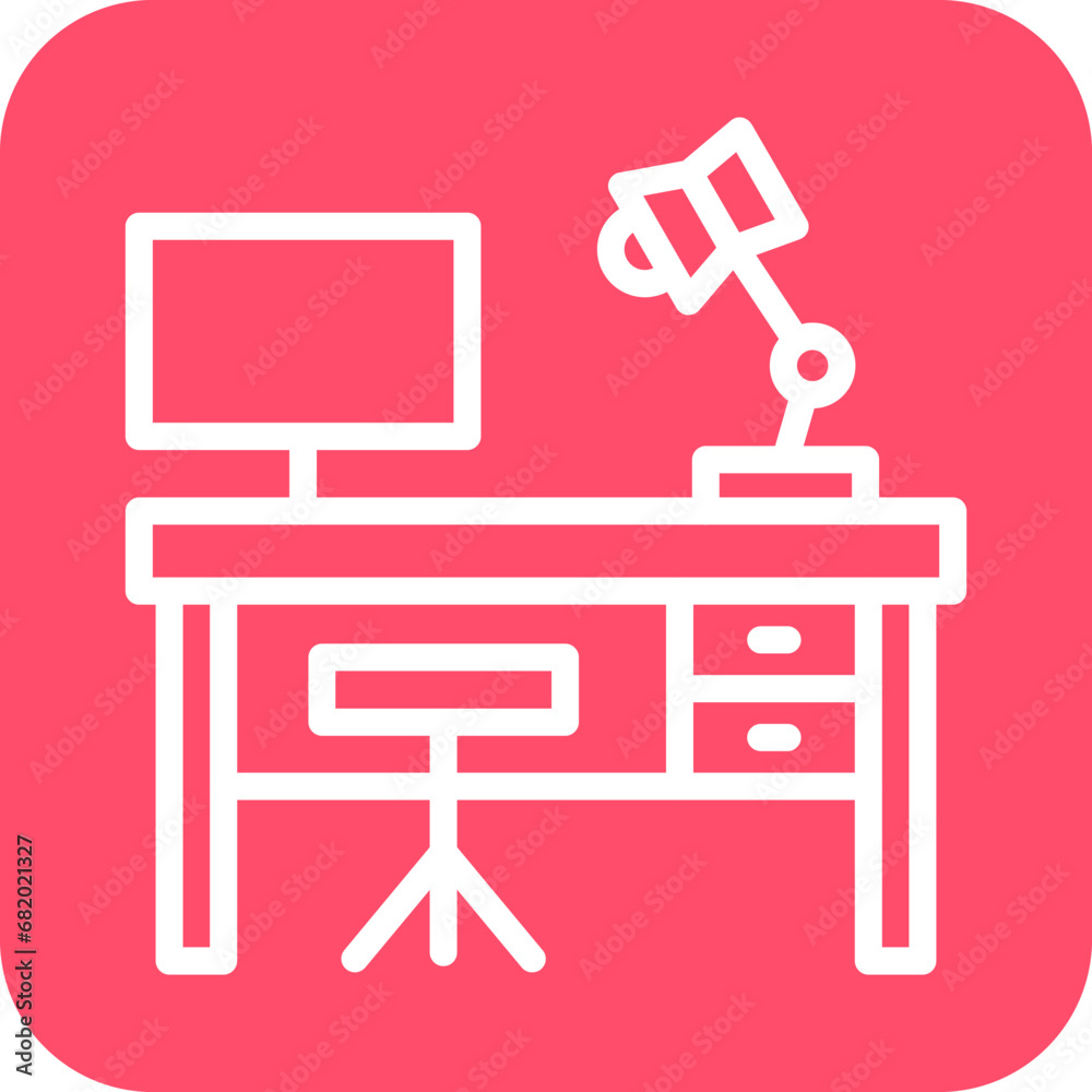 Vector Design Work Table Icon Style Vector Design Work Table Icon Style