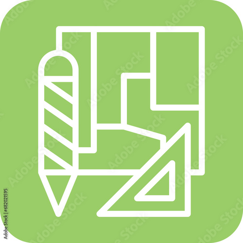 Vector Design Engineering Sketch Icon Style